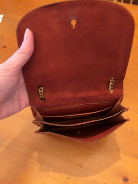 Madewell, English saddle, brown leather bag