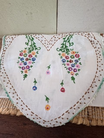 Antique runner heart