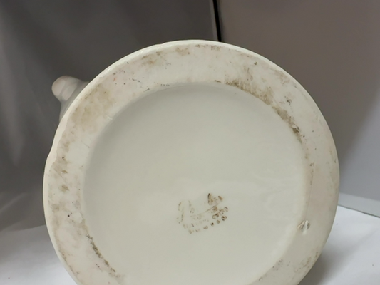 White  Ceramic Teapot, Large