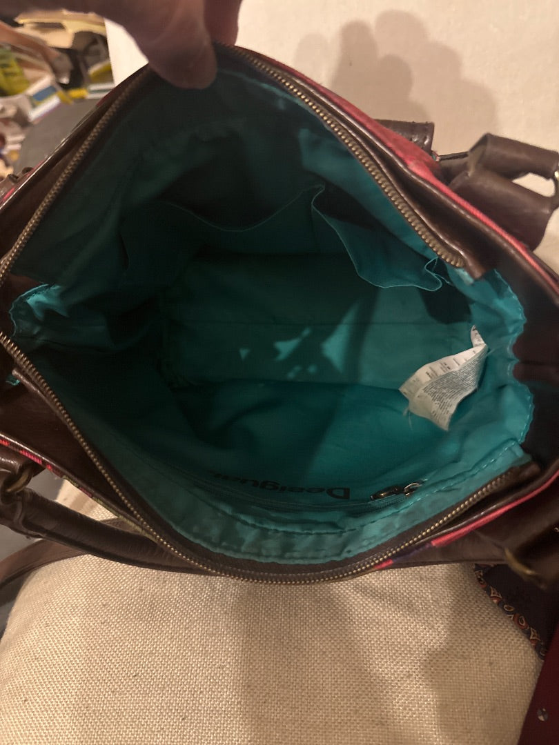 Desigual multi color floral purse!