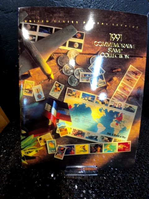 1991 Commemorative Stamp Collection, 8.5" × 11"