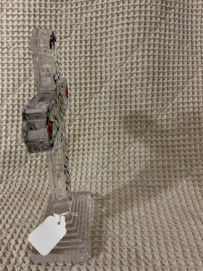 Multi Unknown Glass Cross, 9. 25”