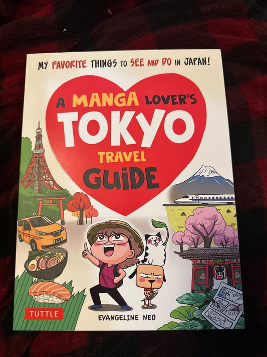 Book Manga Lovers Tokyo Travel Guide Book, 12 x 6 x 1