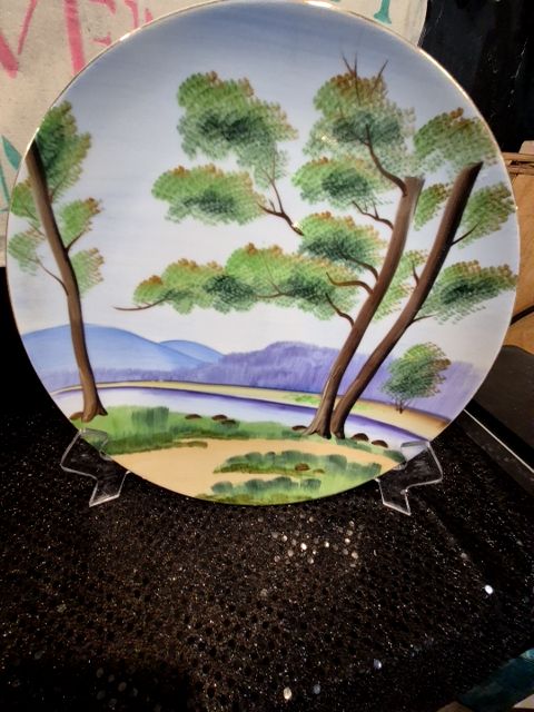 O. L. Japan Handpainted Decorative Plate, 10"