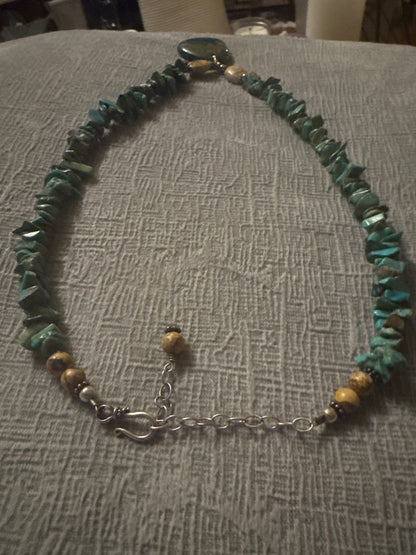 925 Agate Statement Necklace