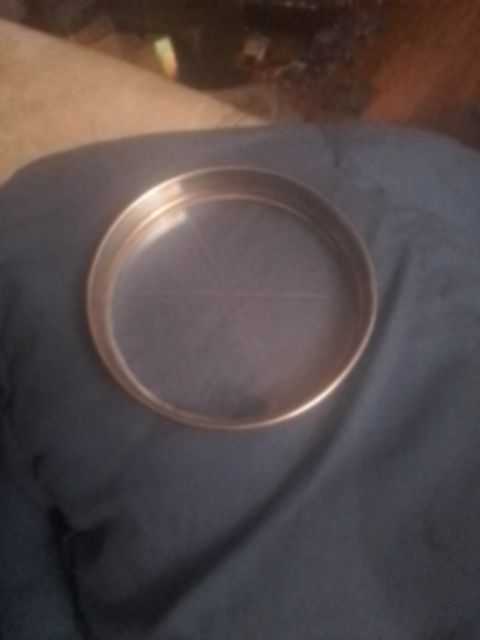 Tiny sterling & glass trinket dish