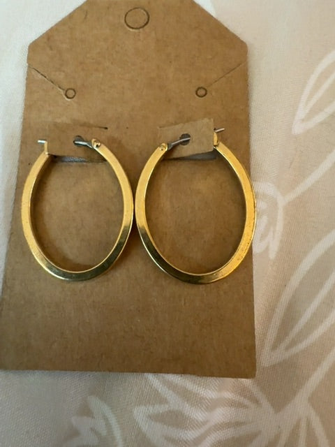 GT hoop earrings