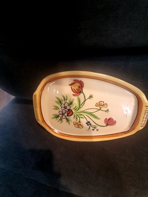Yellow Made in Japan Porcelain Tray