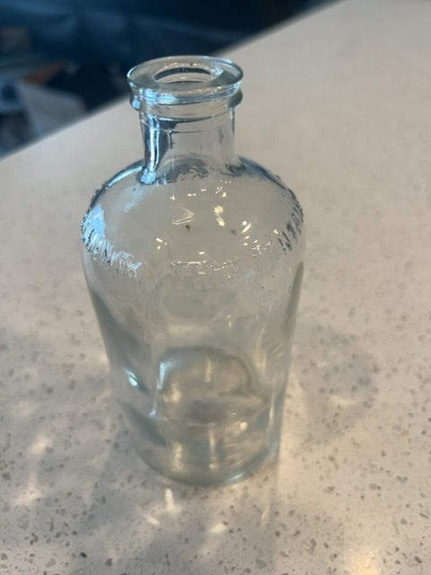 Vintage Mrs. Stewart's Bluing Glass Bottle
