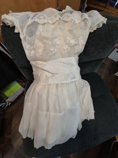 Vintage 1930's Dress with Under Slip Child size