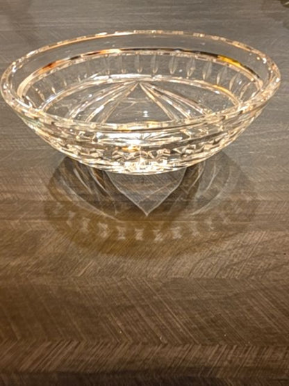 Waterford crystal dish, 7" x 4"