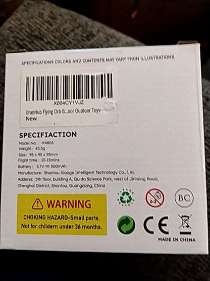 Purple UranHub Flying Orb Ball