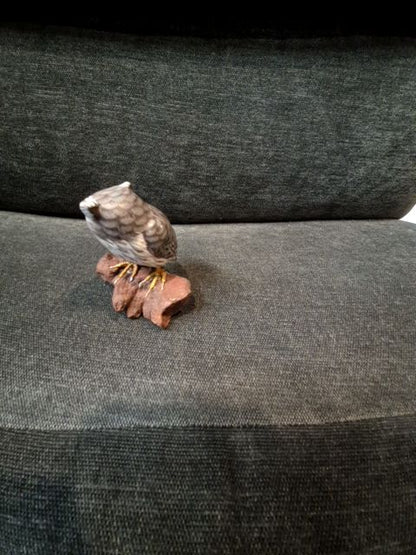 Owl Figurine, 3" × 3"