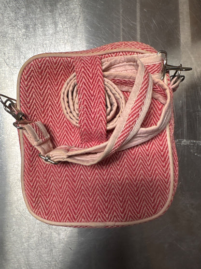 HEMP Himalayan Red ZigZag Crossbody Purse