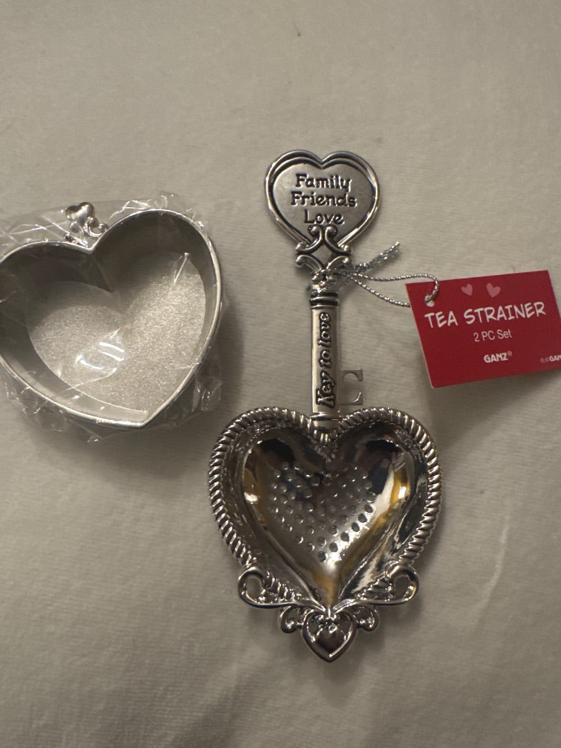 Heart shaped tea strainer