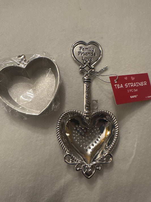 Heart shaped tea strainer