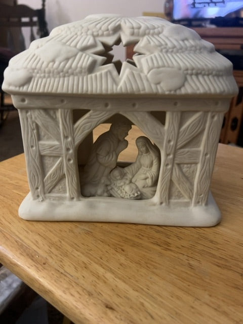 Party light nativity tealight