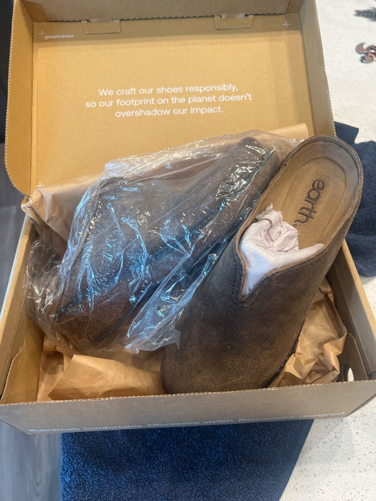 Brand new earth shoes in Brown. Size 7. Homes Goods & Decor