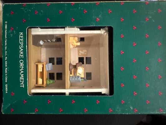 Hallmark ornament. Halls bros card shop