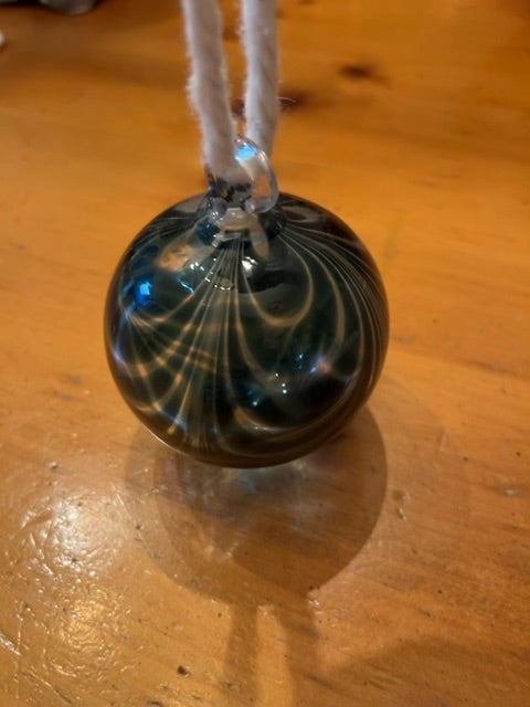 Glass Baubels hand blown ball 3.5”