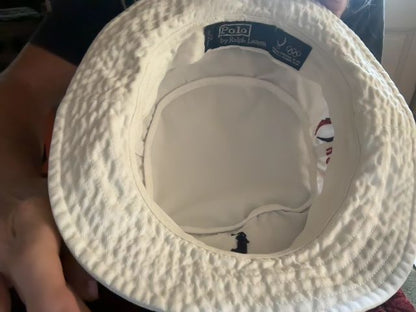 White Polo 2008 Olympic Bucket Hat