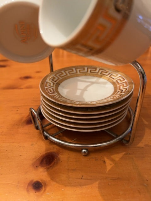 Alpine Cuisine Fine Porcelain Espresso Set