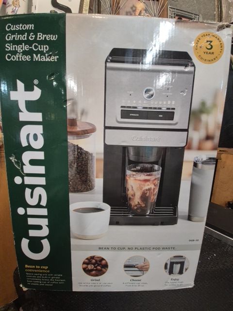 Cuisinart Custom Grind & Brew Single Cup Coffee Maker