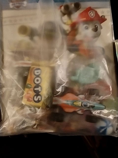 Multi Color..Clear Bag W/Silver Ribbon Several Brands Boys Toy Gift Pack