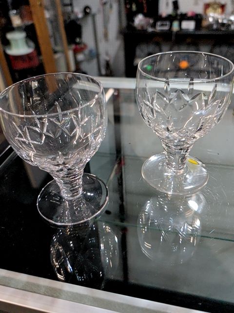 Pair of Crystal Goblets