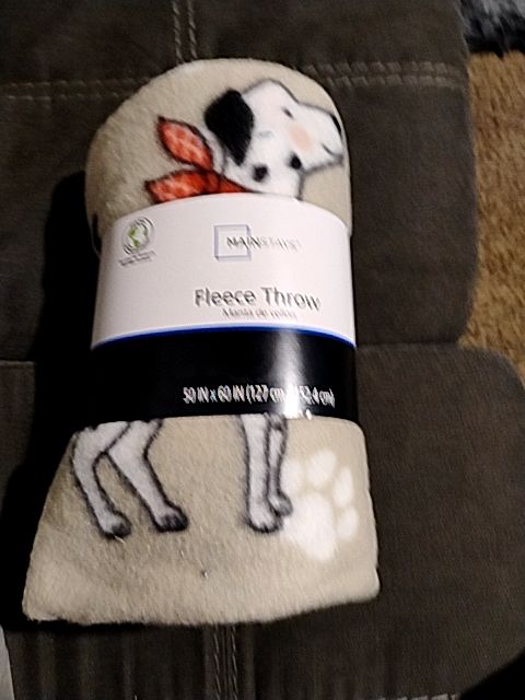 Main Stay Fleece Throw Blanket, 50 in X 60 in