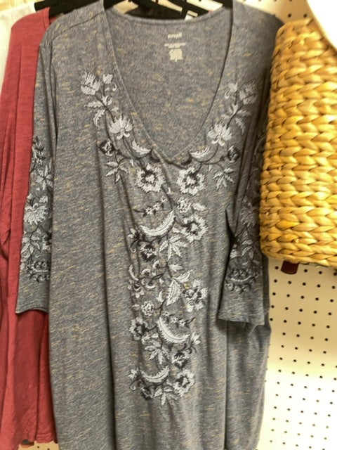 Burgundy Goddess gear Tunic with flared hem, 2xlkl