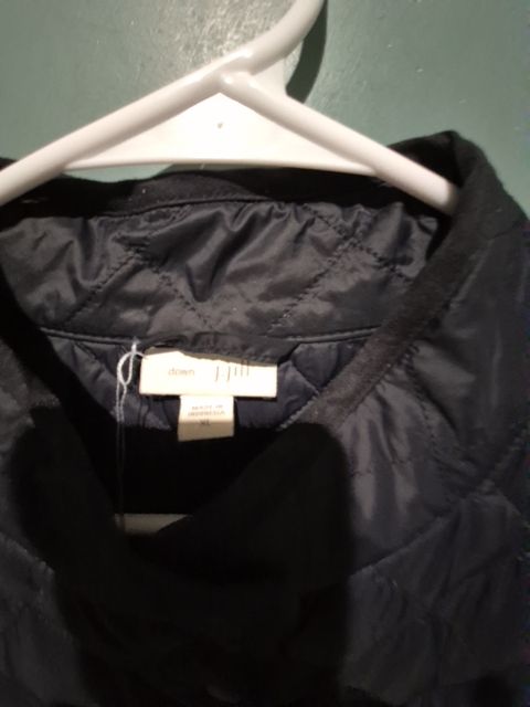 Black J. Jill Puffer Jacket, XL