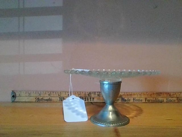 Antique cake stand, 6.75" diameter