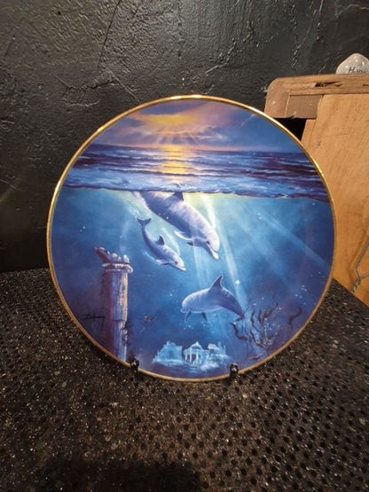 Vintage Franklin Mint Legend of the Dolphin by Delmary