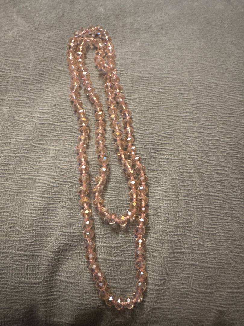 Blush Beaded Necklace