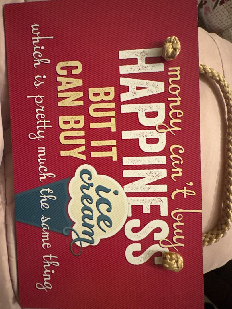 Ice cream sign