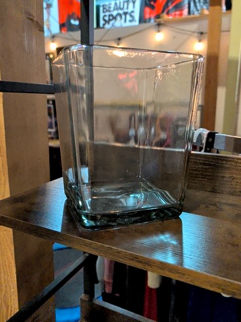 Large Square Vase