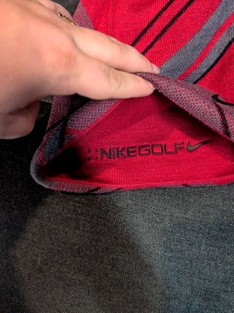 Nike Golf Hat Red& Grey