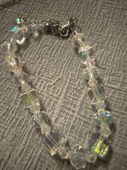 Clear Bracelet & Necklace set