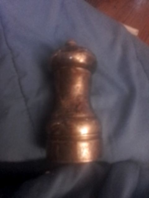 Very rare sterling silver Green & Co. LTD. Vintage Pepper mill