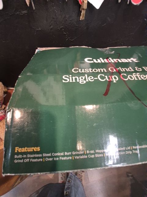 Cuisinart Custom Grind & Brew Single Cup Coffee Maker