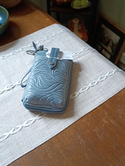 New Smart phone wallet blue/grey 4x 7.5