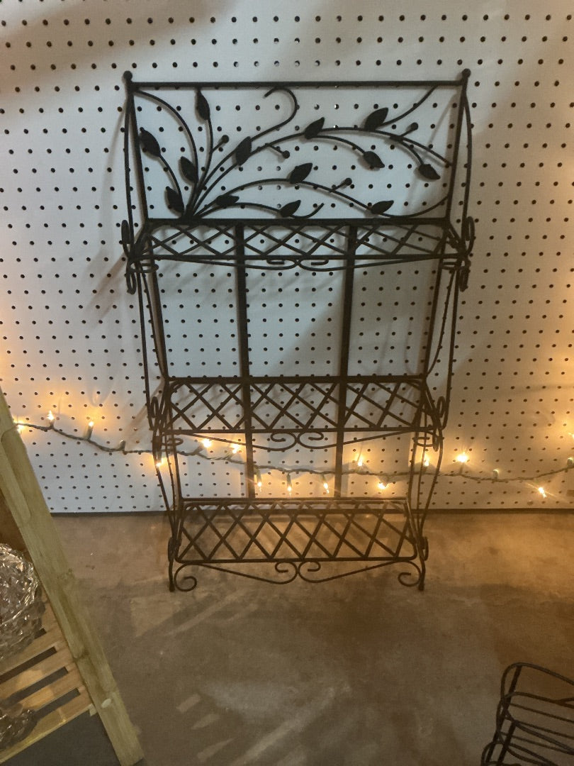 Black Unknown Iron Foldable Table