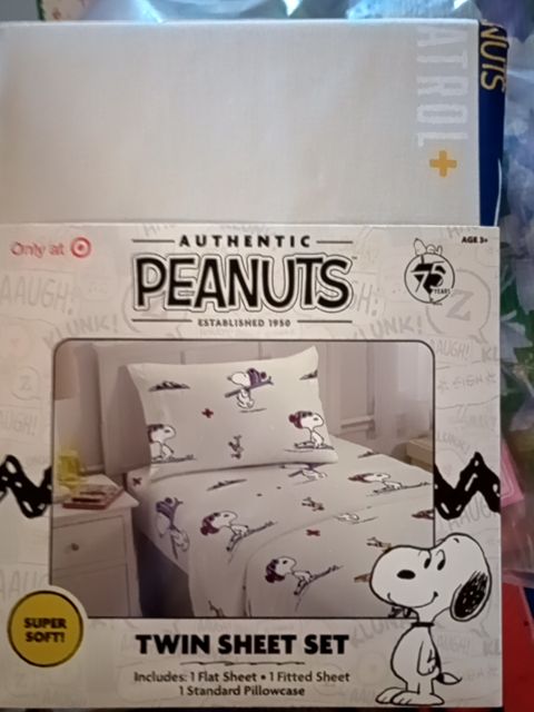 Franco/ Peanuts worldwide Peanuts twin sheet set