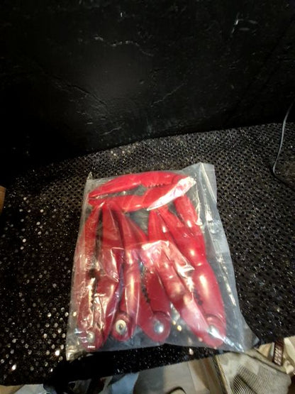 Red  Lobster / Crab Cracker, Set of 6, 5.5"