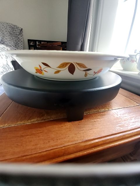 Autumn leaf Halls superior china fiesta 14 1/2 inch chop plate