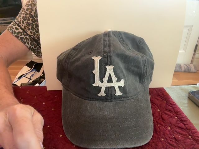 Charcoal Mighty Fine LA Dodgers Cap