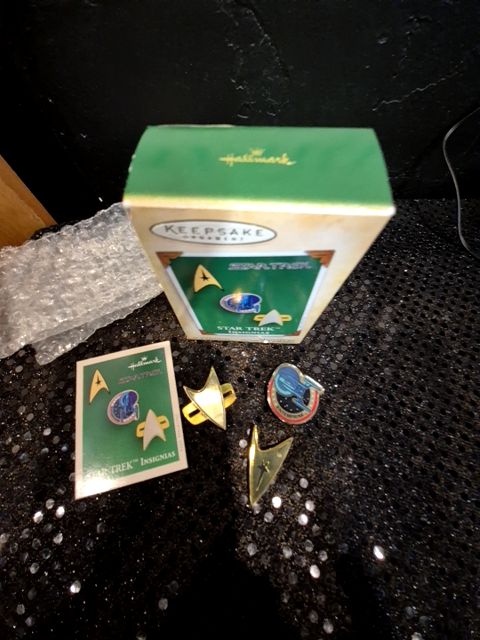 Star Trek Insignias: 3 Ornaments