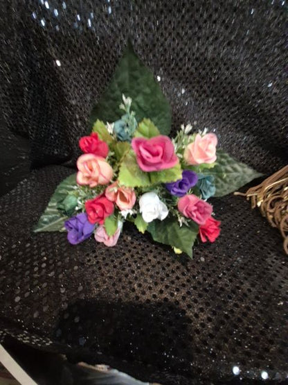 Colorful Faux Rose Flowers
