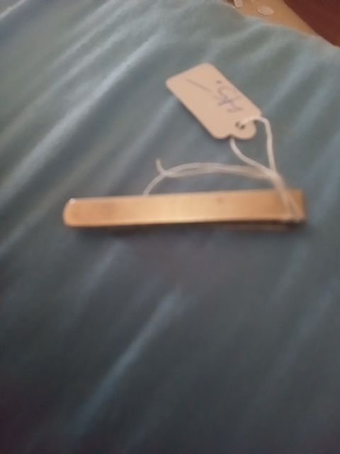 Sterling silver  Engravable sterling vintag tie slide